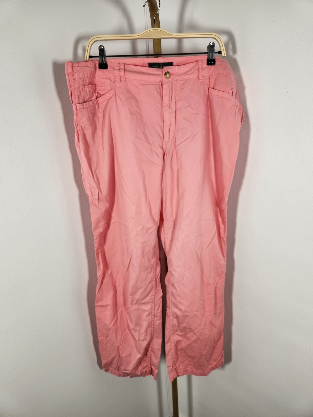 Ralph Lauren Pink Straight-Leg Women's Pants